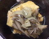 揚げ出し豆腐と湯葉ときのこのあんかけ丼☆作り方7写真