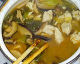 鶏ささみとチンゲン菜の 大葉にんにく煮！作り方8写真