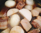 ゆで卵も炊飯器で作る！簡単とろとろ角煮♪作り方5写真