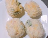 ほうれん草とハムのポテトチーズコロッケ☆作り方10写真