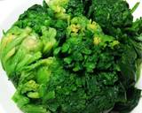 ほうれん草と卵の中華風スープ作り方1写真