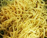 ☆焼きそばでさっとラーメンバーガー☆作り方1写真