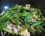 豚肉とニラのみそ炒め☆どんぶり作り方4写真