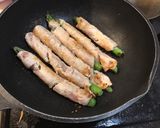 豚ロースでアスパラロールの生姜焼き作り方4写真