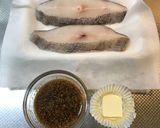 ◉カラスカレイの粒マスタード焼き作り方1写真