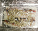 酒塩麴ととろろ昆布でアジの昆布締め作り方3写真