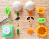 簡単♪うずらとおにぎりのひな祭りキャラ弁作り方2写真