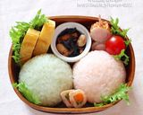 簡単♪うずらとおにぎりのひな祭りキャラ弁作り方3写真