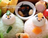 簡単♪うずらとおにぎりのひな祭りキャラ弁作り方4写真