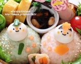 簡単♪うずらとおにぎりのひな祭りキャラ弁作り方5写真