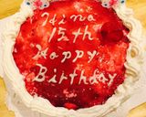 ❄︎お誕生日にヨーグルトアートケーキ❄︎作り方11写真