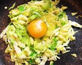 キャベツ目玉焼き丼^ ^作り方3写真