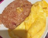 簡単オムライス〜なんちゃってリラックマ〜作り方5写真