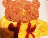 簡単オムライス〜なんちゃってリラックマ〜作り方6写真