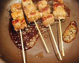 エバラすき焼きたれdeすき焼き風串焼き♪作り方8写真