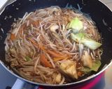 ミンチと野菜炒めのあんかけ丼作り方4写真