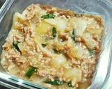 1才～取り分けOK✌よく食べる挽き肉丼作り方3写真