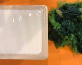 豆腐とホウレン草の梅肉和え作り方1写真