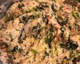 豆腐とホウレン草の梅肉和え作り方5写真
