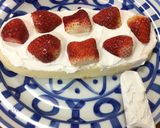 簡単!苺の生クリーム誕生日チーズケーキ☆作り方5写真