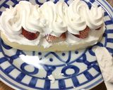 簡単!苺の生クリーム誕生日チーズケーキ☆作り方6写真