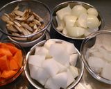 ☆モツの味噌キムチ煮☆作り方3写真