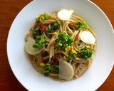 *マクロビ*菜の花ペペロンチーノ風作り方6写真
