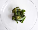 こごみの胡麻マヨ和え作り方1写真