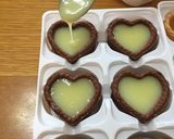 生チョコタルト白~バレンタインプレート~作り方9写真