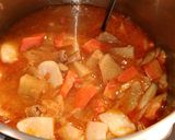 ☆モツの味噌キムチ煮☆作り方5写真