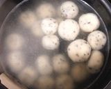お豆腐入り♪胡麻白玉もち作り方5写真