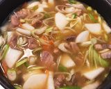 焼肉屋さん気分♡牛バラと野菜の旨味スープ作り方5写真