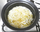 もやしとふわとろ卵！中華たまごスープ作り方2写真