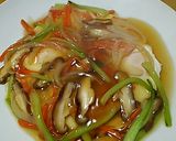 目玉焼き！！めんつゆ野菜あんかけ風作り方3写真