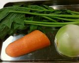 ツナと野菜の味噌クリームうどん作り方1写真