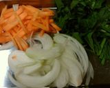 ツナと野菜の味噌クリームうどん作り方2写真