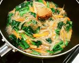 ツナと野菜の味噌クリームうどん作り方5写真