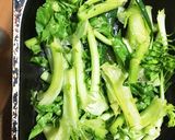 大根葉軸とネギで作りおき作り方1写真