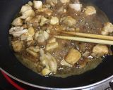 フライパンで簡単に♪焼鳥マヨたま丼♬*゜作り方5写真