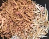 豚肉で柳川もどき作り方2写真