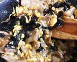 麺つゆで簡単！豚ばら肉&きくらげの卵炒め作り方7写真