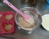 ヨーグルトアート♥マーブルチーズケーキ風作り方9写真