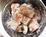 黒酢の餡かけ酢鶏作り方3写真