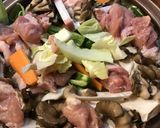 野菜たっぷり鶏がらスープ鍋作り方4写真