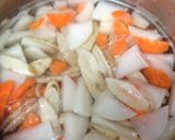 めんつゆで！我が家のつみれ汁作り方2写真