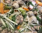 野菜たっぷり鶏がらスープ鍋作り方6写真