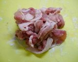 簡単！豚コマ蓮根のピリ辛炒め作り方2写真