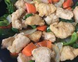 黒酢の餡かけ酢鶏作り方6写真