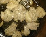 鳥もも肉のマヨケチャ炒め☆onモヤシ☆作り方3写真