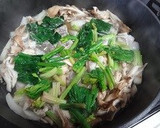 タラとほうれん草　白菜　舞茸煮作り方4写真